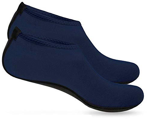 Boolavard Chaussures de Sport Aquatiques Pieds Nus à séchage Rapide pour Homme, Femme, Enfant, Bleu, 38/39 EU