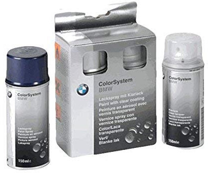 BMW Original Lackspray Zweischicht Klarlack Set Titansilber met 354