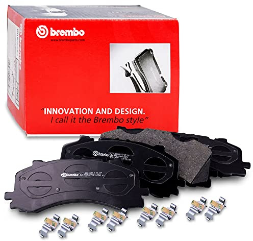 Bremsbeläge von Brembo (P 85 170) Bremsbelagsatz Bremsanlage | Kompatibel mit: AUDI A6 Allroad C8, A6 C8, A6 C8 Avant, A7 Sportback, A8 D5, Q7, Q8, VW TOUAREG