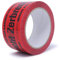 gws Paketband Vorsicht zerbrechlich 1 Rolle Rot PP leise | Verpackungsklebeband Profi-Qualität | Hinweisband deutsch/englisch/französisch/spanisch| 50 mm x 66 m