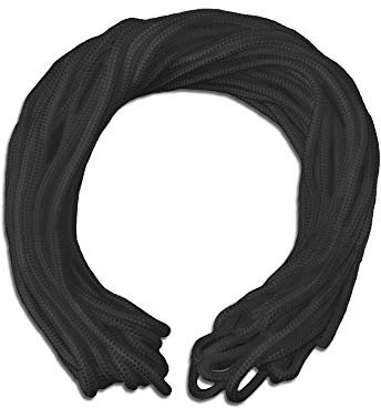 CelinaSun Accessoires de Stores Ligne tressée 20m Noir Protection Solaire Fixation Voile Outil de Montage