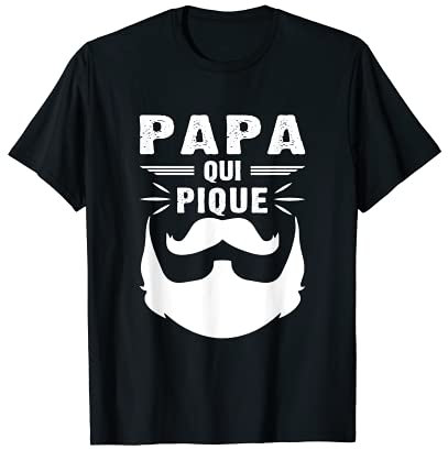 Homme Papa Barbu Humour Barbe Drôle Pour Père Barbu Fête des Pères T-Shirt