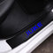 Qirc Juke Auto-Aufkleber für Schwellen, Auto-Dekoration, Kohlefaser-Vinyl-Aufkleber, Auto-Zubehör, Auto-Styling, 4 Stück (blau)