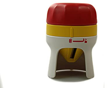Tupperware Spiralino Kombi Profi-Chef Spaghetti Gemüseschneider Zoodles Chef rot gelb weiß