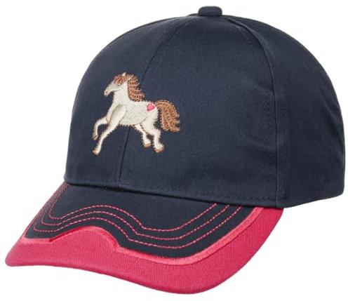 fiebig Kappe mit Stickerei | Baseballcap mit Aufnäher | Kinder Baseballkappe mit Klettverschluss (55, Pink)