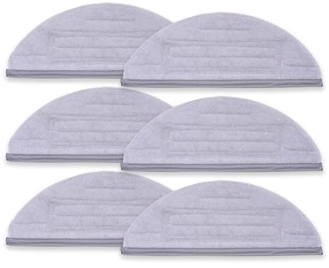 neutop Replacement Washable Mopping Pads Cloths Compatible with Roborock S7, S7+, S7 MaxV Ultra, Robot Vacuum Cleaners Spare Parts Accessories, 6-Pack.