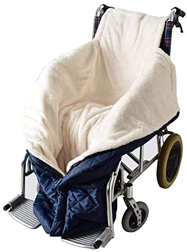 fikujap Rollstuhldecke Beindecke, Fußsack Rollstuhl Erwachsene, Schlupfsack Fleece-Gefütterte wasserdichte Und Komfortable Schlupfsack Rollstuhl Sack Für Die Meisten Rollstuhl