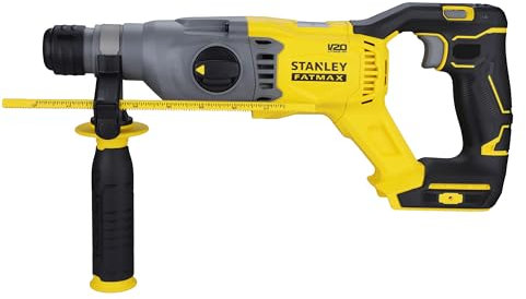 STANLEY FATMAX SBH900-B1 20V, interruptor de velocidad variable, 1500 rpm, martillo giratorio SDS inalámbrico sin escobillas de 20 mm (herramienta desnuda)