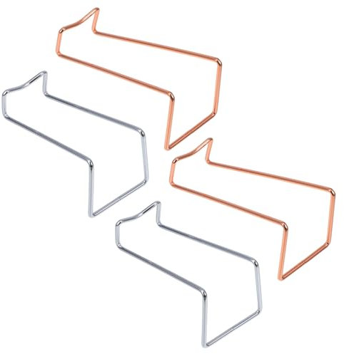 Holibanna 4pièces Support De Bouteilles Métal pour Vin Et Whisky Porte-Bouteilles Robuste Fer Design Minimaliste Rangement Mural pour Cave à Vin Et Cuisine Et Pratique