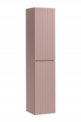 Muebles Slavic Armadietto da bagno a 6 ripiani laminato rosa 160 cm, mobile da bagno moderno