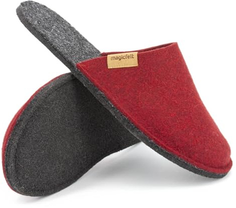 Magicfelt Filz-Pantoffel Magic Travel aus 100% recycelter Schurwolle für Damen & Herren - perfekt für Reisen & Zuhause
