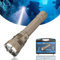 TrustFire DF002 Linterna de Buceo, Kit Antorcha de Buceo Recargable 3200 Lúmenes, Nuevo material superfuerte Infinitamente regulable Linterna de submarinismo,Puede sumergirse hasta 100 metros