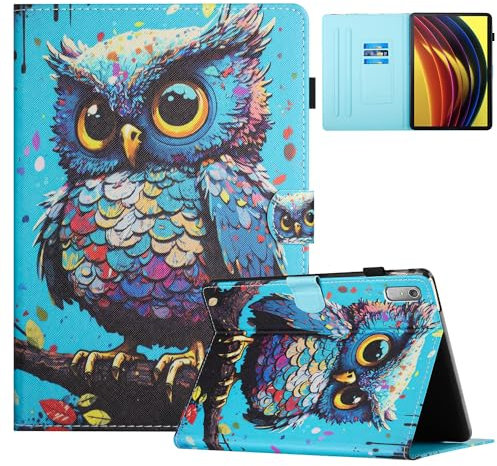 Mldjomid Custodia per Lenovo Tab P11 2nd Gen 11.5 2023 TB350FU/ TB350XU Custodia Protettiva Magnetica Tablet Case Cover con TPU Copertura per Lenovo Tab P11 2nd Gen 11.5- Gufo