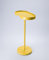 Siqual Design Metall Beistelltisch mit festem Tablett, wetterfest & stabil für Wohnzimmer, Balkon & Garten, Made in EU – Beistelltisch Stan (Yellow)