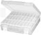 30 Slots Bead Storage Containers, Craft Bead Storage Box, Diamond Art Storage Box Clear Seed Bead Organiser Small Craft Organiser Box with Hinged Lid for Beads Seeds Glitter Rhinestones (1 Pack)