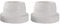 CVZJ 2Pack Pool Ladder Rubber Stopper for 1.9Inch Ladder Tubing for Swimming Pool Liner Ladder Foot Replacement