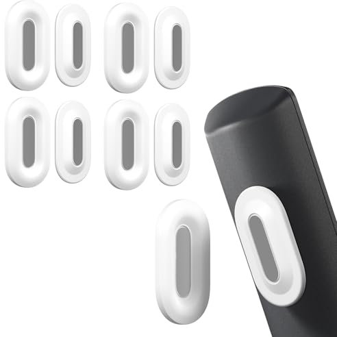 Nearockle 2025 Superstark Magnetische Fernbedienung Halterung, Doppelmagnete Selbstklebend Universal - Wandhalterung Fernbedienung Aufbewahrung für TV/Ventilator/Garagentore(4 Stück, Weiß)
