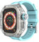 MODBAND Kit mod per orologio trasparente, per cinturino in gomma ultra Apple Watch 8, per iWatch Series 49 mm, kit di modifica per cinturino ultra sportivo, FOR 49MM, Agata
