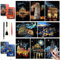 SiYear Kratzkunst-Malpapier-Set für Erwachsene und Kinder, Sehenswürdigkeit, Stadt-Serie, Nachtszene, Kratzbrett, kreatives Geschenk, DIY-Foliengravur, Basteln mit 4 Werkzeugen (Europa-Serie, A3