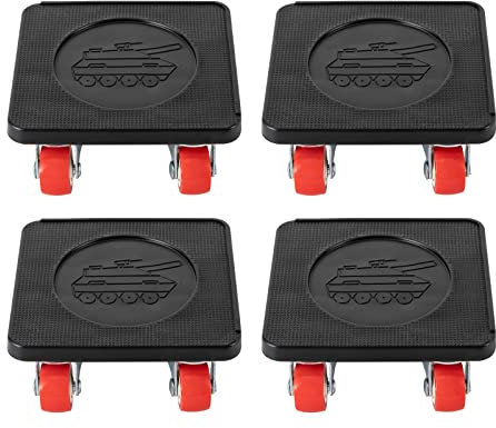 Möbel Transportrollen Set, Möbelheber für bewegliche Möbel Verbesserte Dolly und Heber mit 881 lbs Tragfähigkeit, Möbel-bewegliche Räder für schwere Gegenstände Bett Waschmaschinen Kühlschränke