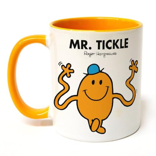 Mr. Men Mr. Tickle Large Porcelain Colour Handle Mug Little Miss
