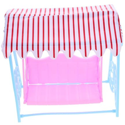 ZUNOXAZ Puppenschaukel Realistische Schaukel für Puppenhaus Dekoration aus Wiederverwendbarem für Kreative Spielumgebungen und Mikrolandschafts Deko