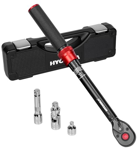 HYCHIKA 3/8 Chiave Dinamometrica 10-60Nm, Precisione ±2%, Doppia Scala.