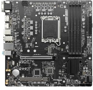 Carte mère Fit for MSI Pro B660M-P WiFi DDR4, Socket Intel B660, LGA 1700, 128 Go, Compatible avec Les processeurs Intel Core i9-14900F, 14700, 13900, 13100, 12400 et 12100, Format M.2 M-ATX.