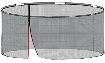 Ampel 24 Ersatz Sicherheitsnetz für Trampolin mit Sicherheitsring Ø 430 cm, Ersatznetz für 12 Stangen, Netz außenliegend, reißfest, UV-beständig