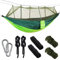 GOLDPOOL Leichte Campinghängematte,300kg Tragkraft Leichte Wild Hängematte, (275 x 140 cm) Fallschirm Nylon , 2 x Premium Karabiner, 2 x Nylon-Schlingen Inbegriffen Tragbare Außenhängematte