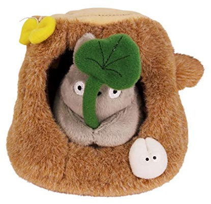 Sun Arrow Totoro auf Baumstamm, Plüschtier Mein Nachbar Totoro Studio Ghibli, 12cm