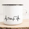 Huuraa Emaille Tasse Trier Geschenk Kaffeebecher Vintage 300ml Trier Geschenkidee