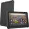 TECHGEAR Bumper Schutzhülle für Neue Amazon Fire HD 10 / HD 10 Plus (2023/2021, 11. 13. Generation) [Kinderfreundlich] Silikon Soft Shell Anti-Rutsch Stoßfest hülle + Displayschutzfolie - Schwarz