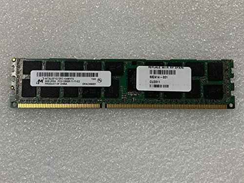 per HP 682414-001 RAM DDR3 8 GB PC3-12800R MICRON MT36JSF1G72PZ-1G6K1FG PC3-12800R DDR3 1600 8 GB ECC REG 2RX4 (solo per server)