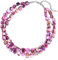 Bulinlin Boho Bunte Perlenkette Damen Muschelkette Strand Sommer Verstellbar Bohemian Choker Halsketten FüR Frauen Und MäDchen(Purple)