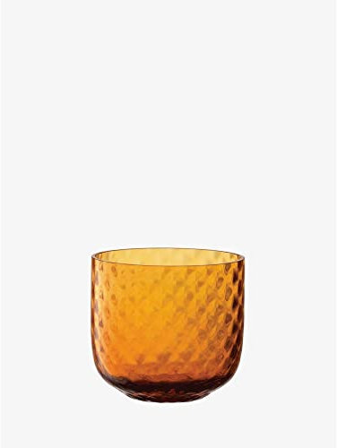 LSA International Dapple Trinkglas, 295 ml, Bernstein, 2 Stück