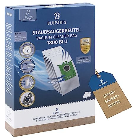 Sacchetti filtro come Electrolux E201S 9001684589 per aspirapolvere, 5 pezzi prefiltro