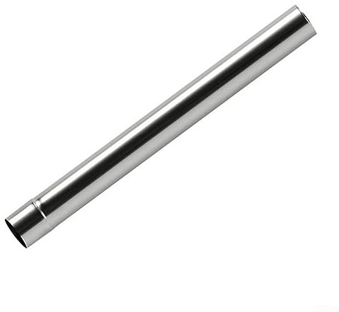 Tuyau de poêle en acier inoxydable, revêtement de conduit de cheminée, tuyau de fumée en acier inoxydable, tuyau d'échappement droit doublé de cheminée pour poêle à bois, argent