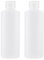 Lot de 2 flacons vides en Plastique de 200 ML avec Bouchon à Rabat pour cosmétiques, lotions, Articles de Toilette, conteneurs de Maquillage, conteneurs Rechargeables pour shampooing
