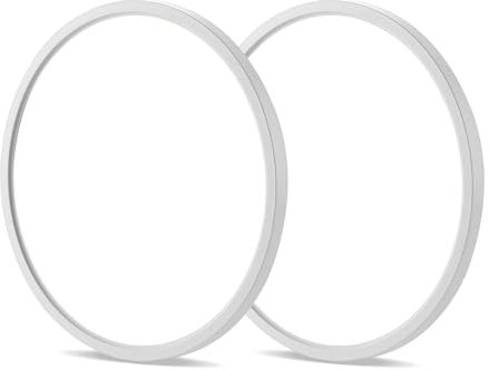 ocioc 2 Stück LED Deckenleuchte Deckenlampe 24W, 5000K, Modern Rund Küchenlampen Ideal Für Flur Keller BalkonØ30cm