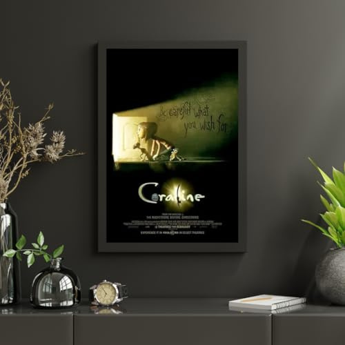 The House of Ember Coraline Vintage Poster Movie Film Horror Animation Photo Wall Art Picture Poster A4