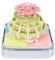 Hoepavy Calendrier 3D, calendrier 2025, calendrier de bureau, calendrier panoramique 3D en papier sculpté, gravé au laser, calendrier rose déchiré à la main pour notes, ornements décoratifs, cadeaux