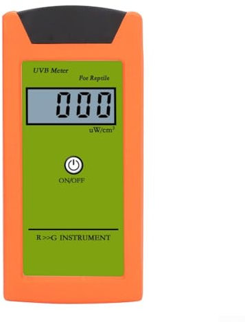 Besttoolifes RGM-UVC UVB-Messgerät Detektor Tester für Crawler Haustier Erkennung und Sonnenlampe Testen, Tragbares UV-Lichtmessgerät UVA & UVB Lichtmessgerät Tester, 280-320 nm