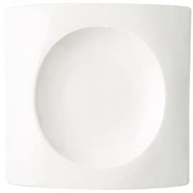 Cuencos para pasta Platos para aperitivos Plato para servir Bandeja para servir Plato cuadrado de cerámica blanca Plato para sopa Plato para arroz Plato hondo Vajilla para restaurante de hotel Pl