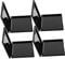 BATHVEVE 4pcs Light Jelly Glue Storage Box for Uv Solid Gel Dark Case for Safe Storage of Press Nails Portable Organizer for Salon and Home Use