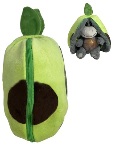 Dmuzsoih 30cm Atmendes Stofftier Mit Realistischen Atembewegungen Und Lichtmusik, Plüsch Esel, Beruhigendes Esel Kuscheltier, Schlummer Esel Kuscheltier, Niedlicher Atmender Esel Für Kinder