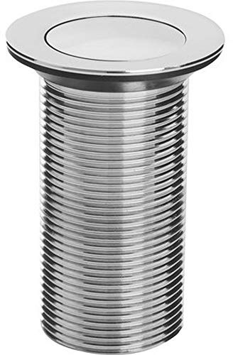 Bristan W BASIN11 C Plaaoround Push Clicker Basin Waste Unslotted C, Chrome