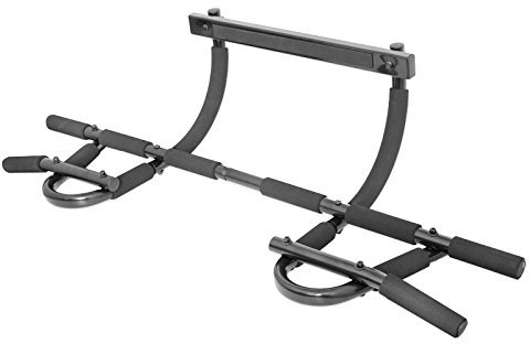MASTER Erwachsene Multigriff Klimmzugstange Türeck für Türrahmen, Schwarz, One Size