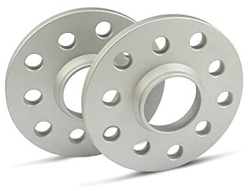 SCC Spurverbreiterung 12132E - silber eloxiert - LK: 108/4 NLB: 63,4 - 10mm - 2 Stück