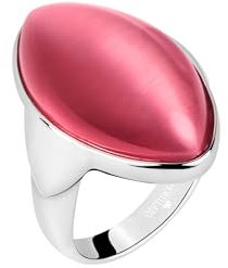 Morellato Damen-Ringe Edelstahl mit Marquiseschliff Katzenauge '- Ringgröße 53 SALZ16014